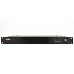 WAudio Rackmount 1U Line Conditioner - AC Noise Power Filter, Surge Protection with Phase Detect
