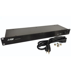 WAudio Rackmount 1U Line Conditioner - AC Noise Power Filter, Surge Protection with Phase Detect