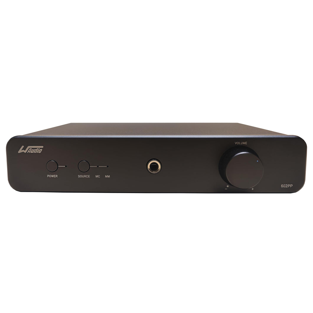 WAudio High Fidelity Phono Preamplifier for MM/MC Turntables (Black)