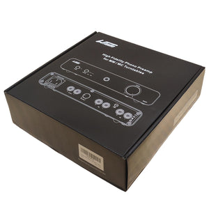 WAudio High Fidelity Phono Preamplifier for MM/MC Turntables (Silver)