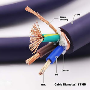WAudio Audiophile AC Power Cable 5FT (1.5M)