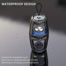 Load image into Gallery viewer, Portable Wireless Bluetooth Speakers - JUSTNEED Mini Outdoor Speakers Kit with 10W True Wireless Stereo Sound IPX5 Waterproof for Home Party Travel Camping Hiking Beach, 2 Pack Black